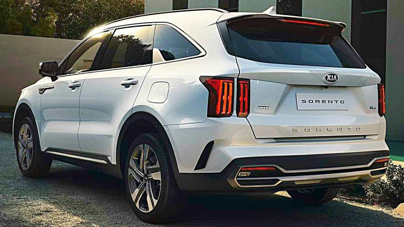 2021 Kia Sorento Chairs Changes Curb Weight